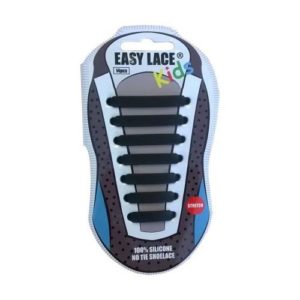 Easy Lace Kids No Tie Elastic Silicone Slip On Shoelaces 14 Pieces - One Size