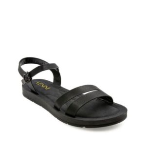 Venini-Flat Sandals Model-S64-11363-34-ΜΑΥΡΟ