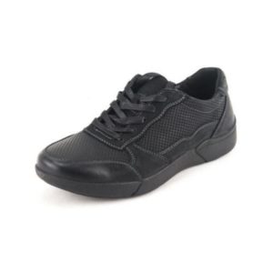 Ego Shoes-Ανδρικά Δερμάτινα Sneakers-G99-06236-34-ΜΑΥΡΟ