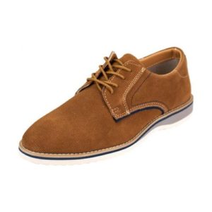 Ego Shoes-Ανδρικά Δερμάτινα Sneakers-G18-09122-28-ΚΑΜΕΛ