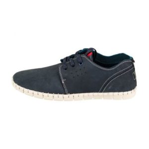 Ego Shoes-Ανδρικά Δερμάτινα Sneakers-G18-09449-38-ΜΠΛΕ