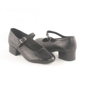 Κόγιας-Δερμάτινα Παπούτσια Χορού Χαμηλό Τακούνι-DS00002