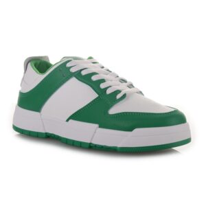 Ανδρικά παπούτσια σε λευκό και πράσινο χρώμα Famous