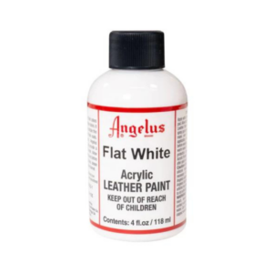 Angelus Flat White Acrylic Leather Paint 118ml